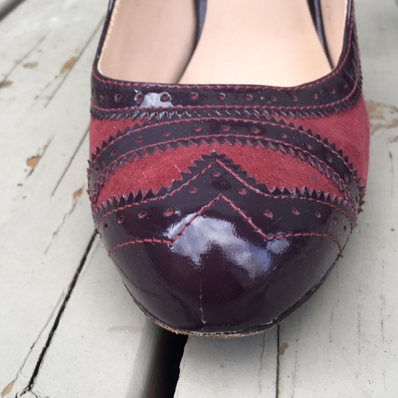 Red purple Mary Jane Pour La Victoire 8.5 - Picture 9 of 14